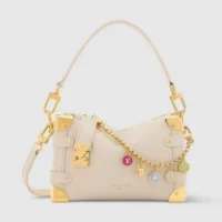 Louis Vuitton Women Side Trunk PM-Chalk M27438