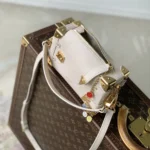 Louis Vuitton Women Side Trunk PM-Chalk M27438