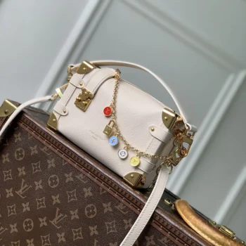 Louis Vuitton Women Side Trunk PM-Chalk M27438