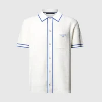 Louis Vuitton Women Waffle Signature Short-Sleeved Shirt 1AK6WY