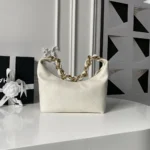 Chanel Women 25K Chain Hobo Tote Bag Gold-Tone Metal - Image 12