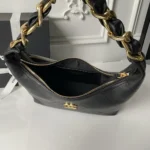 Chanel Women 25K Chain Hobo Tote Bag Gold-Tone Metal - Image 5
