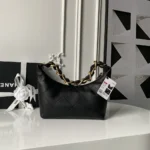 Chanel Women 25K Chain Hobo Tote Bag Gold-Tone Metal - Image 3