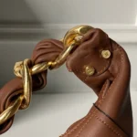 Chanel Women 25K Chain Hobo Tote Bag Gold-Tone Metal-Dark Brown - Image 7