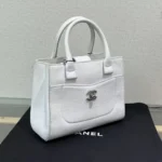 Chanel Women Grained Calfskin Mini Neo Executive Tote-White