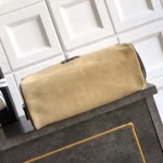 Chanel Women Large Zipped Pouch Suede Calfskin-Beige AP5267