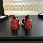 Chanel Women Mary Janes Crocodile Embossed Patent Calfskin & Lambskin G47202