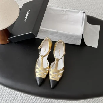Chanel Women Mary Janes Laminated Lambskin & Lambskin G47308