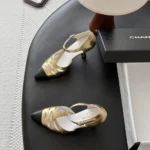 Chanel Women Mary Janes Laminated Lambskin & Lambskin G47308