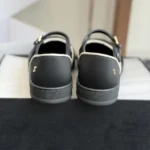 Chanel Women Mary Janes Mixed Fibers & Rubber-Black & White G47139