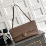 Chanel Women Maxi Flapbag Grained Calfskin & Silver-Tone Metal AS6231B24008