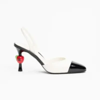 Chanel Women Slingbacks Lambskin & Patent Calfskin G47469B24964