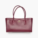 Chanel Women Small Shopping Bag Calfskin & Gold-Tone Metal AS6243