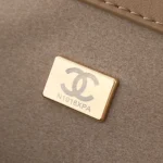 Chanel Women Small Shopping Bag Calfskin & Gold-Tone Metal AS6243