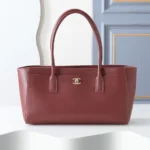 Chanel Women Small Shopping Bag Calfskin & Gold-Tone Metal AS6243