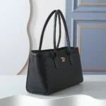Chanel Women Small Shopping Bag Calfskin & Gold-Tone Metal AS6243 - Image 13