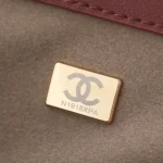 Chanel Women Small Shopping Bag Calfskin & Gold-Tone Metal AS6243