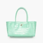 Chanel Women Small Shopping Bag Crocodile Embossed Calfskin AS6243B24144