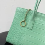 Chanel Women Small Shopping Bag Crocodile Embossed Calfskin AS6243B24144