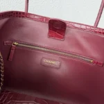 Chanel Women Small Shopping Bag Crocodile Embossed Calfskin AS6243B24144