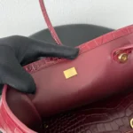 Chanel Women Small Shopping Bag Crocodile Embossed Calfskin AS6243B24144