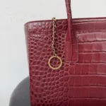 Chanel Women Small Shopping Bag Crocodile Embossed Calfskin AS6243B24144