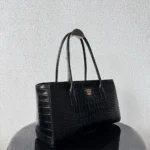 Chanel Women Small Shopping Bag Crocodile Embossed Calfskin AS6243B24144