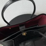 Chanel Women Small Shopping Bag Crocodile Embossed Calfskin AS6243B24144