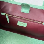 Chanel Women Small Shopping Bag Crocodile Embossed Calfskin AS6243B24144