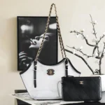 Chanel Women Small Shopping Bag Mesh Calfskin & Gold-Tone Metal AS6015