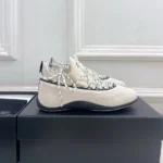Chanel Women Sneakers Lambskin & Mixed Fibers-White G47411
