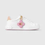 Louis Vuitton Women Time Out Sneaker with Plain Calf Leather-1AGUWY