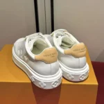 Louis Vuitton Women Time Out Sneaker with Plain Calf Leather-1AGUWY