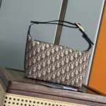 Dior Men Jett Pouch Brown Dior Oblique Jacquard 2DBCA612YUS