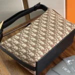 Dior Men Jett Pouch Brown Dior Oblique Jacquard 2DBCA612YUS