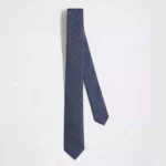 Dior Men Oblique Tie Blue and Black Silk 93C1046A0121