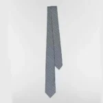 Dior Men Oblique Tie Gray Silk 03C1046A0330C835