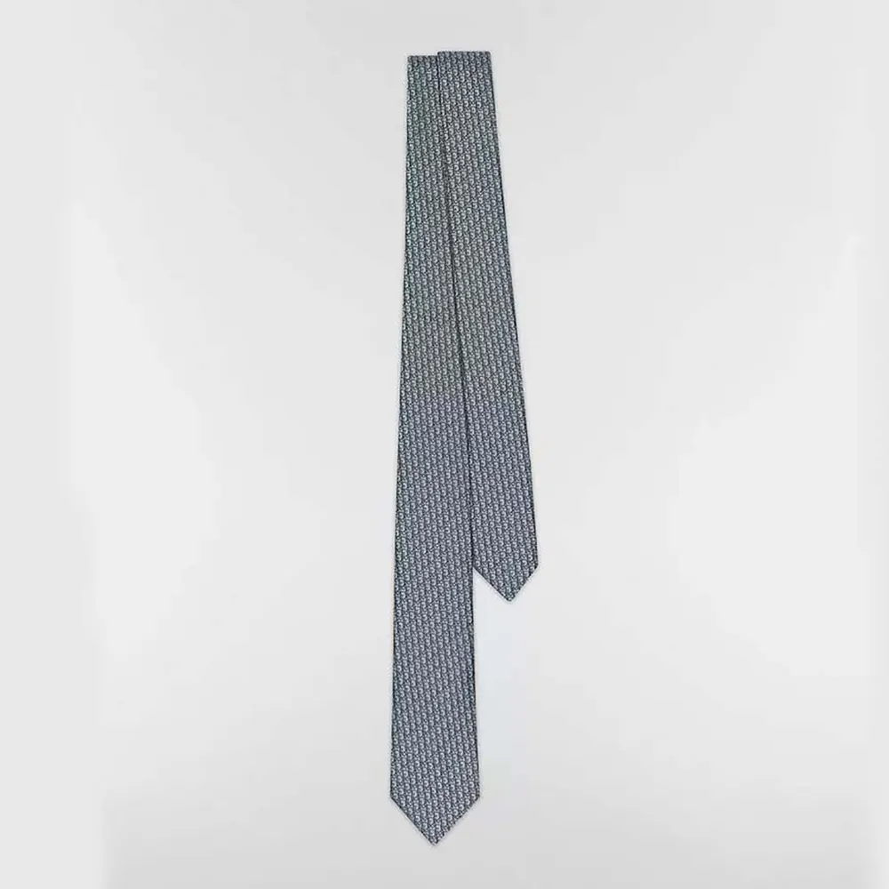 Dior Men Oblique Tie Gray Silk 03C1046A0330C835 (1) Dior Men Oblique Tie Gray Silk 03C1046A0330C835