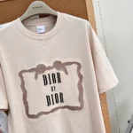 Dior Men Oversized Embroidered Book Cover T-Shirt Pink Cotton Jersey 643T12A4C65
