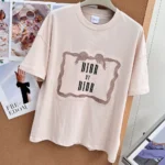Dior Men Oversized Embroidered Book Cover T-Shirt Pink Cotton Jersey 643T12A4C65Dior Men Oversized Embroidered Book Cover T-Shirt Pink Cotton Jersey 643T12A4C65