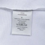 Dior Men Polo Shirt with Dior Clover Embroidery White Cotton Piqué