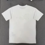 Dior Women Reverse T-Shirt Relaxed Fit White Cotton Jersey 683J668B3036