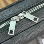 Dior Men Rider Zipped Messenger Bag Black Dior Oblique Jacquard and Black Grained Calfskin