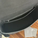 Dior Men Small Dior Jett Messenger Bag with Flap Black Dior Gravity Leather