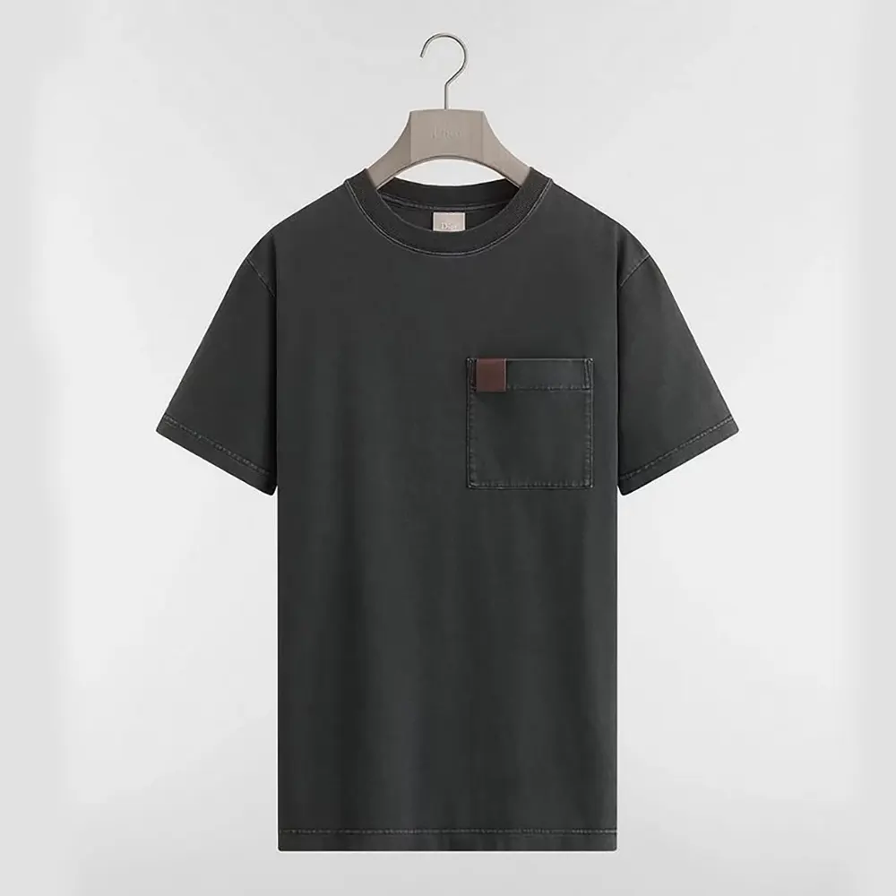 Dior Men T-Shirt with Embroidery Relaxed Fit Black and White Cotton Jersey 693J661A3282 (1) Dior Women T-Shirt with Embroidery Relaxed Fit Black and White Cotton Jersey 693J661A3282