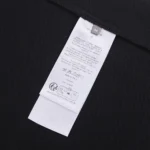 Dior Women T-Shirt with Embroidery Relaxed Fit Black and White Cotton Jersey 693J661A3282