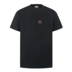 Dior Women T-Shirt with Embroidery Relaxed Fit Black and White Cotton Jersey 693J661A3282
