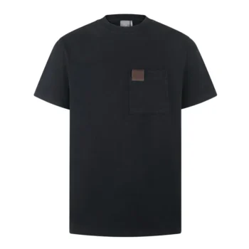 Dior Women T-Shirt with Embroidery Relaxed Fit Black and White Cotton Jersey 693J661A3282