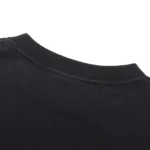 Dior Women T-Shirt with Embroidery Relaxed Fit Black and White Cotton Jersey 693J661A3282
