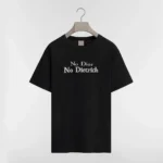 Dior Women T-Shirt with Pocket Relaxed Fit Gray Cotton Jersey 683J696F3036
